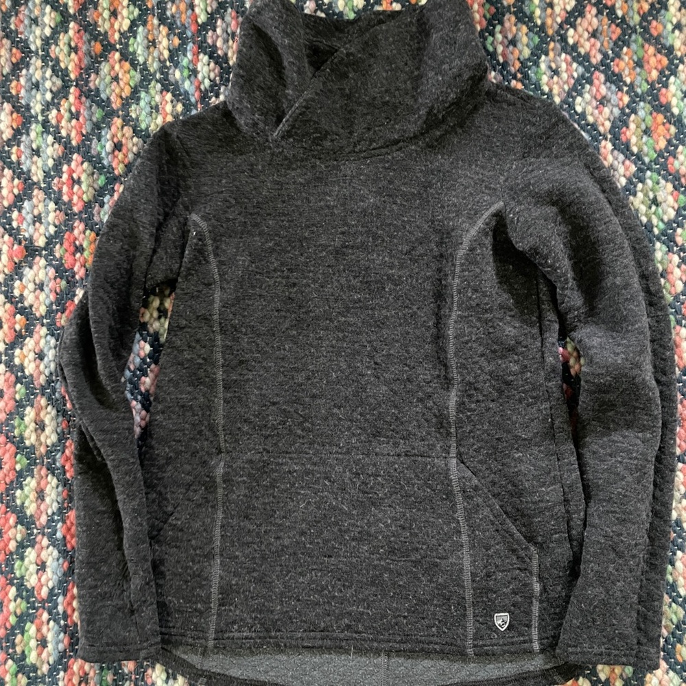 Kuhl Dark Gray Cowl Neck Sweater